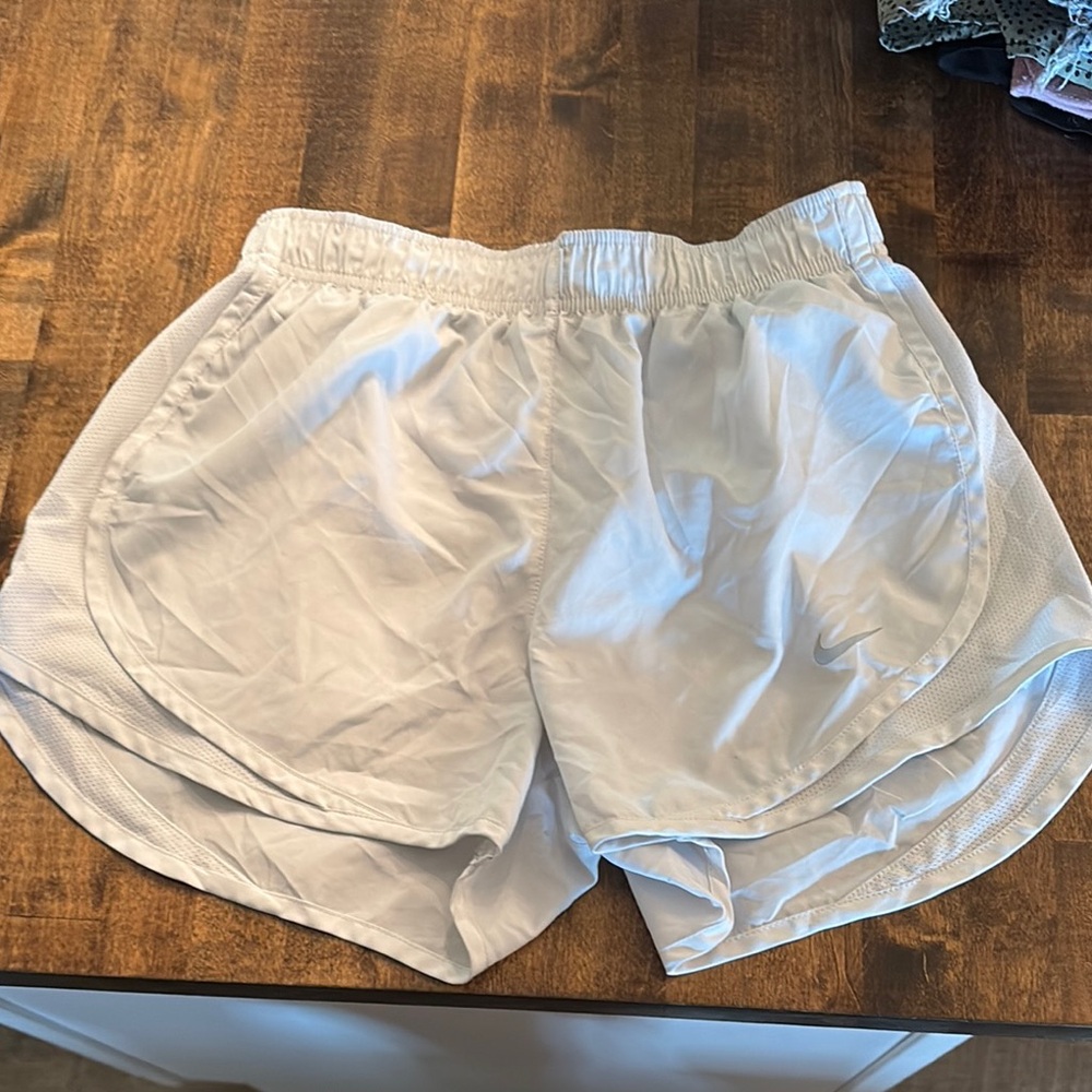 Nike Women's White Athletic Shorts